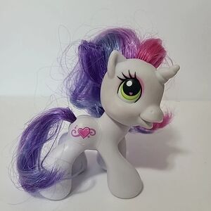 MLP My Little Pony 2008 Sweetie Belle Unicorn Baby Heart Symbol